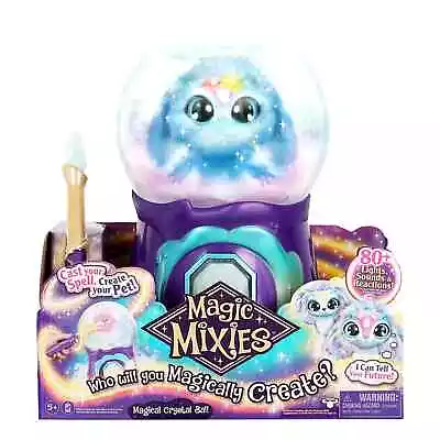 Magic Mixies Magical Misting Crystal Ball With Interactive 8 Inch Blue Plush New • $42.99