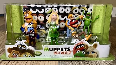 Disney Muppets Most Wanted Figurine Playset 7 Figures Authentic Original 2014! • $27