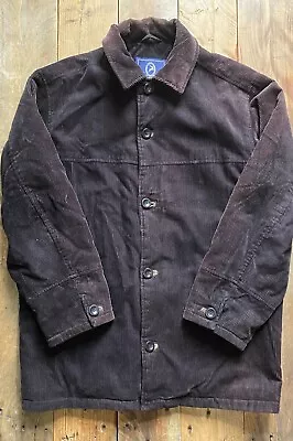 Vintage P.G.Field Brown Cord Coat/Jacket - Thick/Padded - Medium • $31.58
