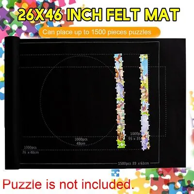 £5.79 • Buy For Kids Roll Up Puzzle Mat Puzzle Blanket Felt Storage Pad Jigsaw Storage Mat