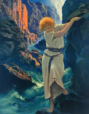  The Canyon   By Maxfield Parrish 11 X 14 Aprox • $15.95