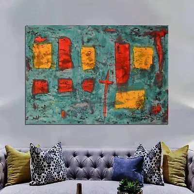 64”X44” Mark Little Original Canvas ￼painting OOAC AcrylicAbstractsouthwest XL • $267