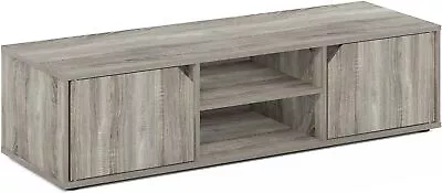 Entertainment Center Modern TV Console Stand For TV Up To 55 Inch French Oak • $75.02