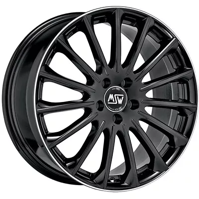 Alloy Wheel Msw Msw 30 8x19 5x112 Gloss Black+diamond Lip W19345502tga • $354