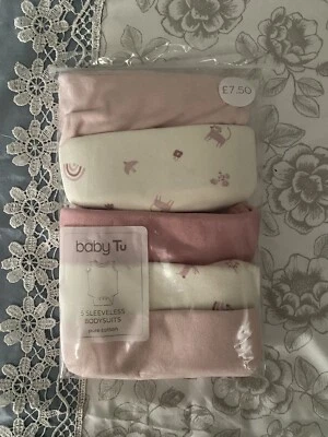 £1.20 • Buy Tu Baby Girl Sleeveless Bodysuits / Vests, 3-6 Months, New