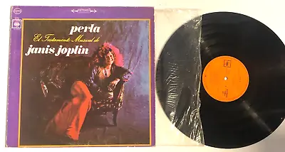Janis Joplin  Perla El Testamento Musical De   Pearl  Lp  Mexican Import  Vg+ • $20.99