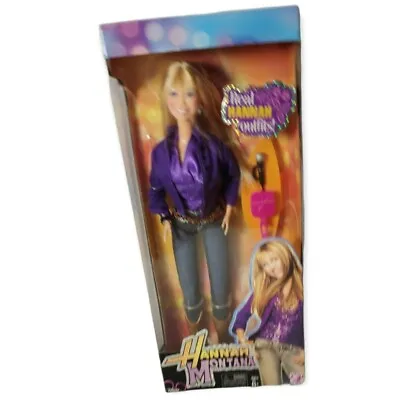 Disney - HANNAH MONTANA Doll - Miley Cyrus - 2007 New In Box - NIP Jakks Pacific • $23.99
