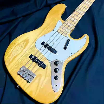 Fender Electric Bass Guitar JB75-75M Jazz Bass 75' Reissue NAT Ash MIJ 1990 Used • $1394.41