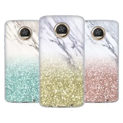 Official Nature Magick Glittery Marble Sparkle Soft Gel Case For Motorola Phones • $19.95