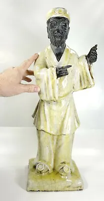 Marcello Fantoni Mid-Century 1950's Italian Ceramic  Sage  Asian Figure • $500