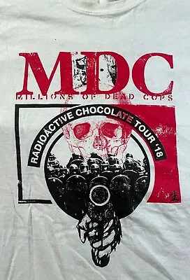 MDC - Japanese Radioactive Chocolate Tour 2018 - White - NEW - XL • $27