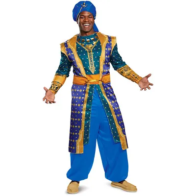 Disguise Licensed Aladdin Disney Genie Deluxe Costume Adult Men 22776 • $47.55