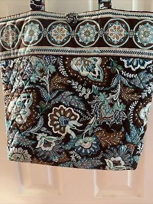 Vera Bradley Large Tote Bag In  Java Blue  Pattern • $20