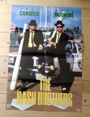 NOS 1988 BASH BROTHERS COSTACOS 24 X 35 POSTER A's Jose Canseco/Mark McGwire • $29.95