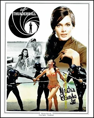 SALE Martine Beswick Thunderball James Bond Signed Autograph UACC RD 96 • £25