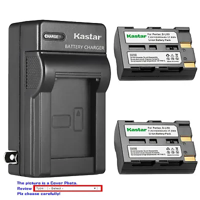 Kastar Battery AC Wall Charger For Konica Minolta NP-400 & Dimage A1 Dimage A2 • $34.49