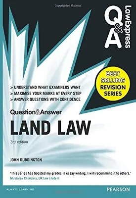 Law Express Question And Answer: Land Law(Q&A Revision Gu... By Duddington John • £10.11