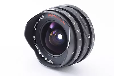 Voigtlander SUPER WIDE HELIAR 15mm F/4.5 Aspherical. Film Tested.  READ. AS IS. • $145.66