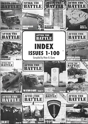 After The Battle Magazine Index Issues 1 To 100 Alphabet Country Units Museums • $28.95