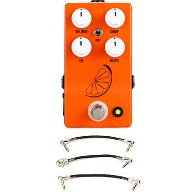 $237 • Buy JHS Pulp 'N' Peel V4 Compressor Pedal With 3 Patch Cables
