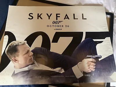 James Bond Skyfall Cinema Quad Poster • £50