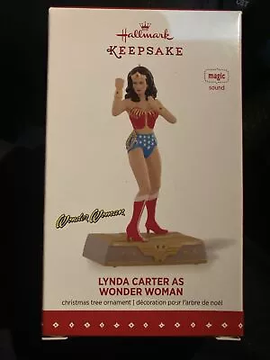 2015 Hallmark Lynda Carter Wonder Woman Keepsake Ornament - Sings Theme Song! • $40