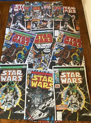 £17.50 • Buy VINTAGE STAR WARS Comic Strip Bedding Bed Duvet Cover Single With Pillow Case