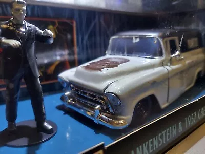 1:24 Jada Toys 1957 Chevy Suburban & Frankenstein Hollywood Rides • $20