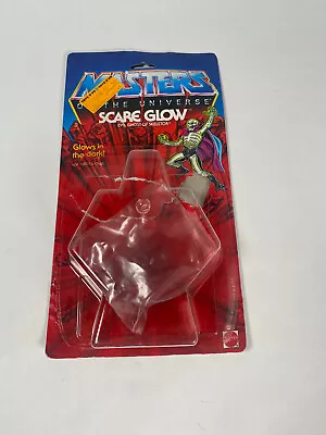 MOTU SCARE GLOW CARD BACK Blister Masters Of The Universe Original He-Man 1986 • $325