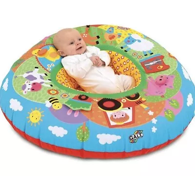 Galt Toys ‘Playnest’ Farm Sit Me Up Baby Seat Ages 0 Months+ Multicoloured • £38.95