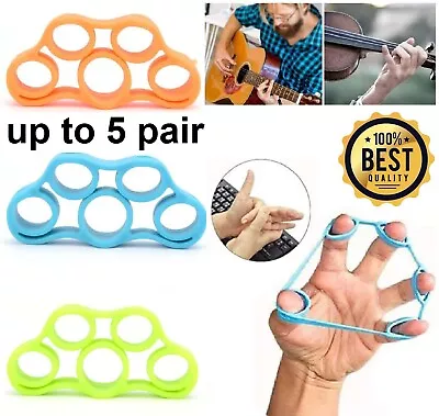 Set Of 3 Finger Stretcher Hand Resistance Band For Grip Strength Exercise Finger • $26.99