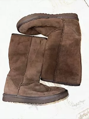 Ugg Boots Classic Tall Chocolate Brown Women's Size 8 • $50