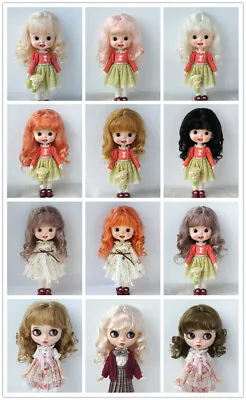 D20313L New Material Combed BJD Mohair Wigs  Size 9-10inch 10-11inch Blythe Hair • $39.88