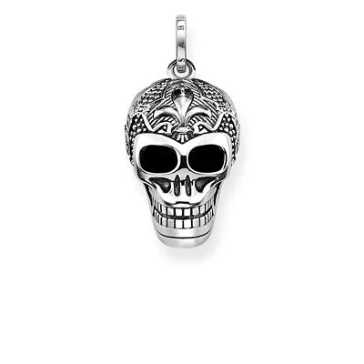 Thomas Sabo Pendant - Lily Skull Silver • $180