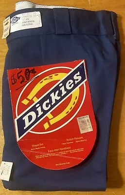 VINTAGE DICKIES WITH TAGS BLUE 36x31. HAS STAINS SEE PHOTOS. NEW OLD STOCK. @@@@ • $20