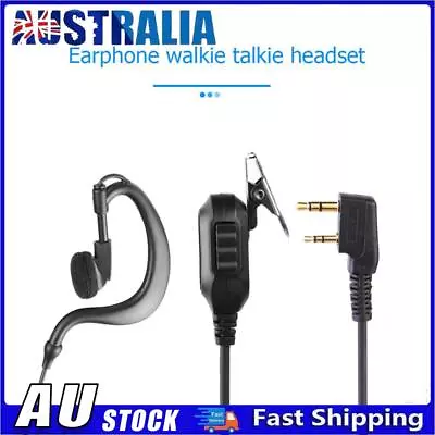 Walkie Talkie Earpiece G Type Earhook For Baofeng UV-5R Kenwood Two Way Radio * • $9.17