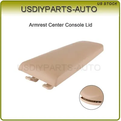 Fits VW Jetta Golf MK4 Beetle PU Leather Console Armrest Center Cover Lid Beige • $11.99