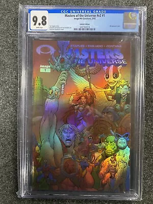 Image Comics Masters Of The Universe #v2 #1 CGC Graded 9.8 Holofoil Edition • $89.99