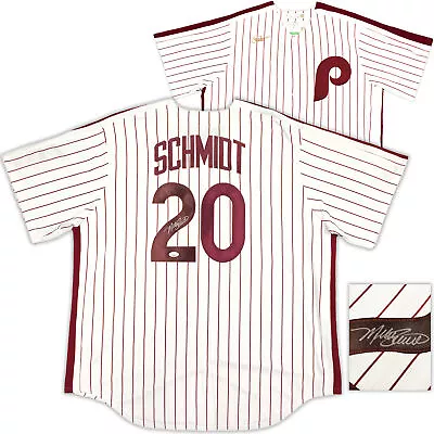 Phillies Mike Schmidt Autographed Nike Cooperstown Jersey Size Xl Jsa 224683 • $349