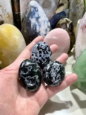 Merlinite Gabbro Palm Rock Stone Healing Crystals Yoga Reiki Meditation 2  • $12