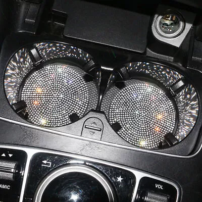 2X Bling For Women Cup Holder Insert Coaster DecorAuto Car Interior Accessories • $10.96