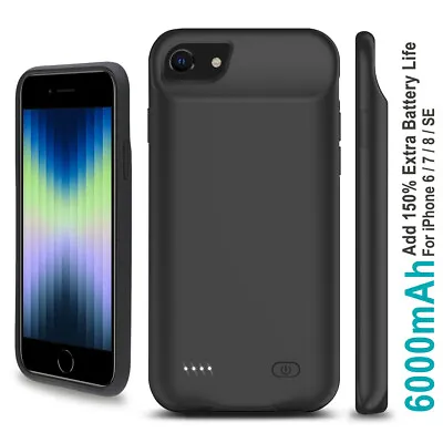 For IPhone 12 11 SE3  8 Plus XS XR Full Protection Battery Extended Charger Case • $64.99