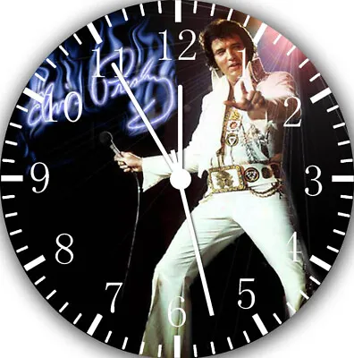 Elvis Aaron Presley Wall Clock G25 Personalized Option With Adding Name • $22