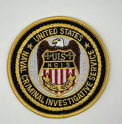 US NCIS Naval Criminal Investigative Service SA Badge 4” Patch P253 MR ALE • $24.79