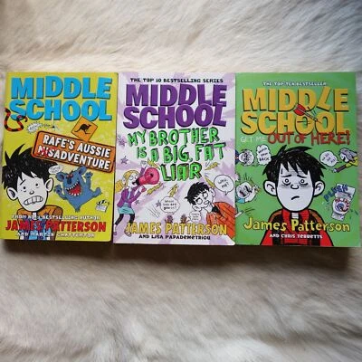 $31.99 • Buy James Patterson MIDDLE SCHOOL James Patterson Book Lot James Patterson Lot