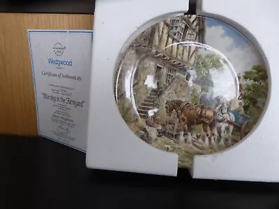 £2 • Buy Morning In The Farmyard - Life On The Farm Series - Wedgwood Plate - 1989