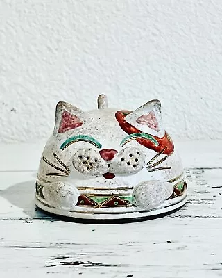 Handmade Unique Topsy Turvy Lucky Cat Coffee Tea Cup Mug Neko Japan Ceramic • $38