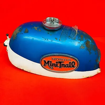 1970 1971 Honda Z50a Z 50 Gas Tank 70 71 Fuel Cap Petcock Z50k2 K2 Blue • $299.99