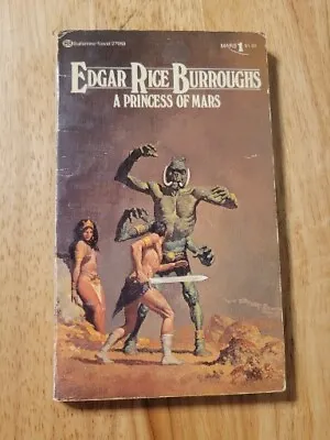 Vintage  A PRINCESS OF MARS By Edgar Rice Burroughs 12th Printing Paperback 1977 • $14