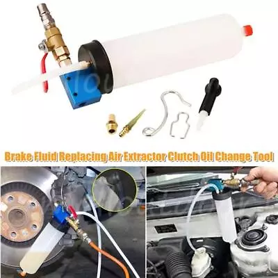 Car Vehicle Vacuum Brake Bleeder Tank Fluid Oil Change Pump Equipment Tool Kit • $12.99